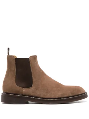 TOM FORD スエード チェルシーブーツ | ブラウン | FARFETCH JP