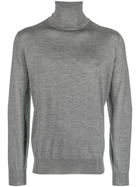 Brunello Cucinelli roll-neck cashmere-silk jumper Men