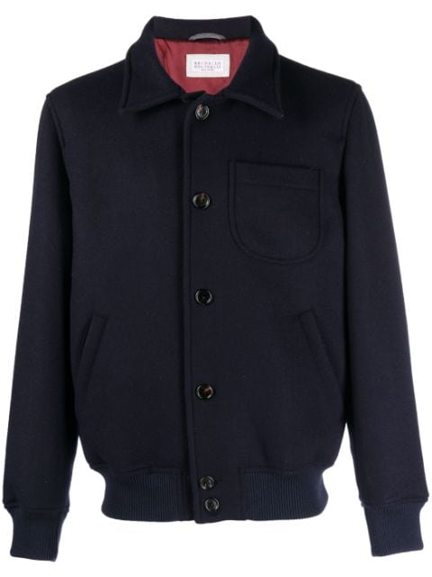 Brunello Cucinelli notched-collar wool jacket