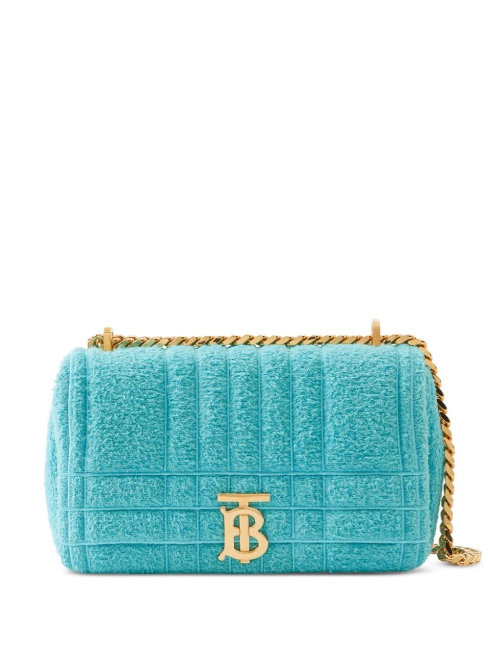 Burberry Blue Lola Double Pouch Bag In Pale Blue