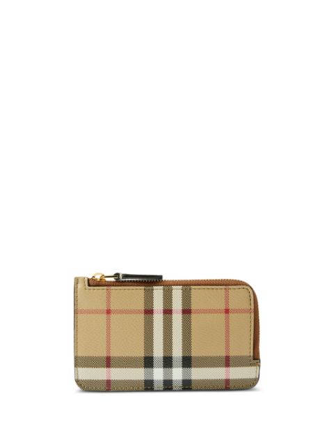 Burberry Vintage-Check print zipped wallet Women