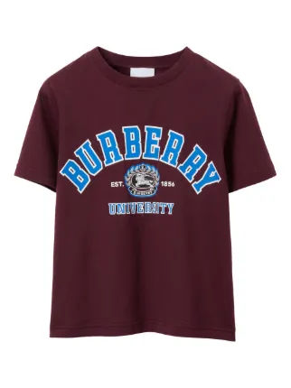 【楽天スーパーセール】 Burberry Kids College ロゴ Tシャツ | レッド | FARFETCH JP Tシャツ(半袖+袖なし)