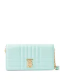 Burberry Lola leather wallet-on-chain - Blue