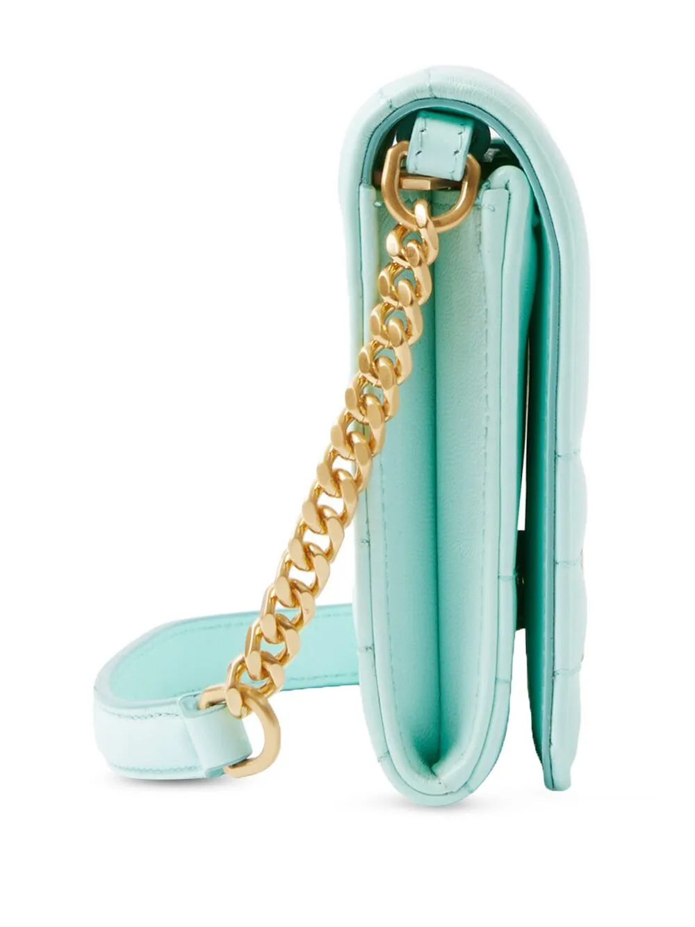 BURBERRY LOLA LEATHER WALLET-ON-CHAIN