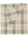 Burberry Vintage-Check print scarf - White