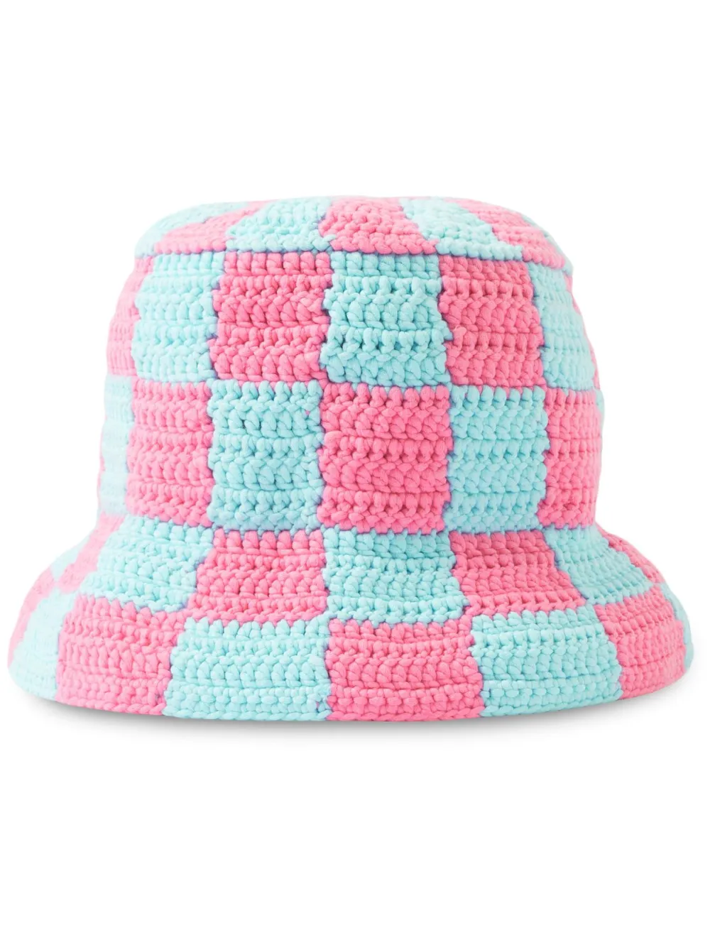 BURBERRY CROCHET-KNIT BUCKET HAT