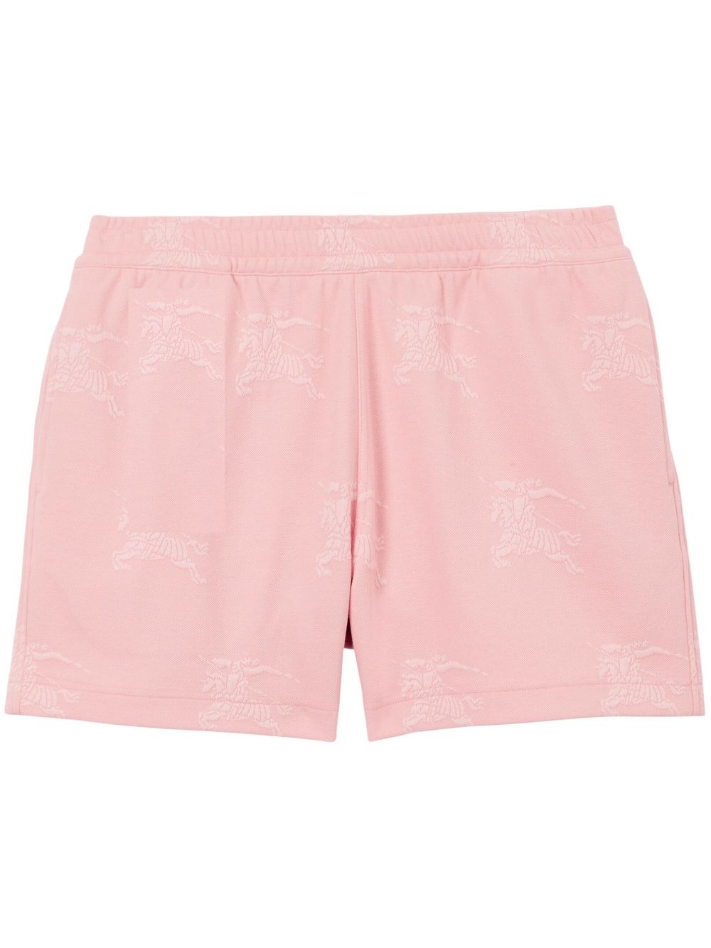 BURBERRY EQUESTRIAN KNIGHT ABOVE-KNEE LENGTH SHORTS