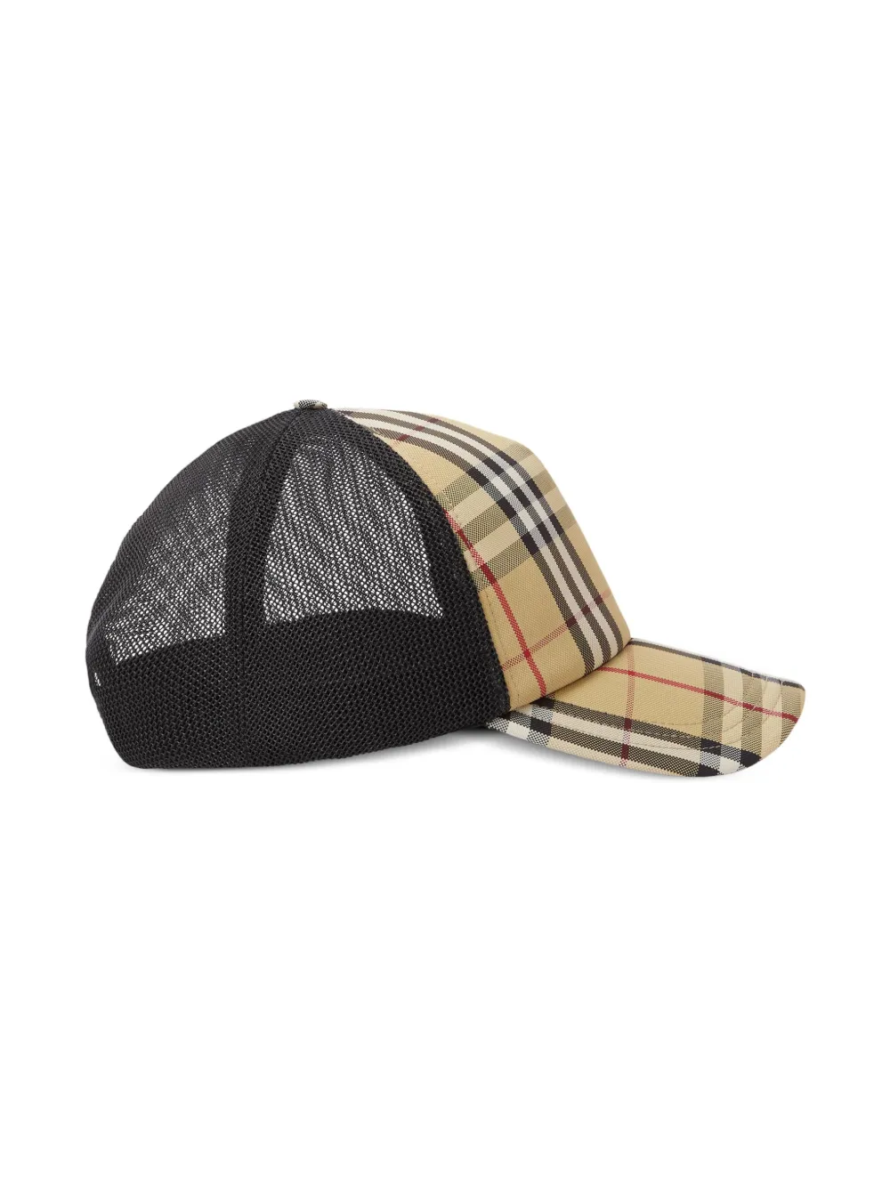 Burberry check-pattern Mesh Cap - Farfetch