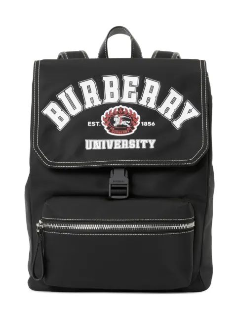 Burberry Kids College logo-print backpack