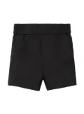 Burberry Kids Equestrian Knight-motif cotton shorts - Black