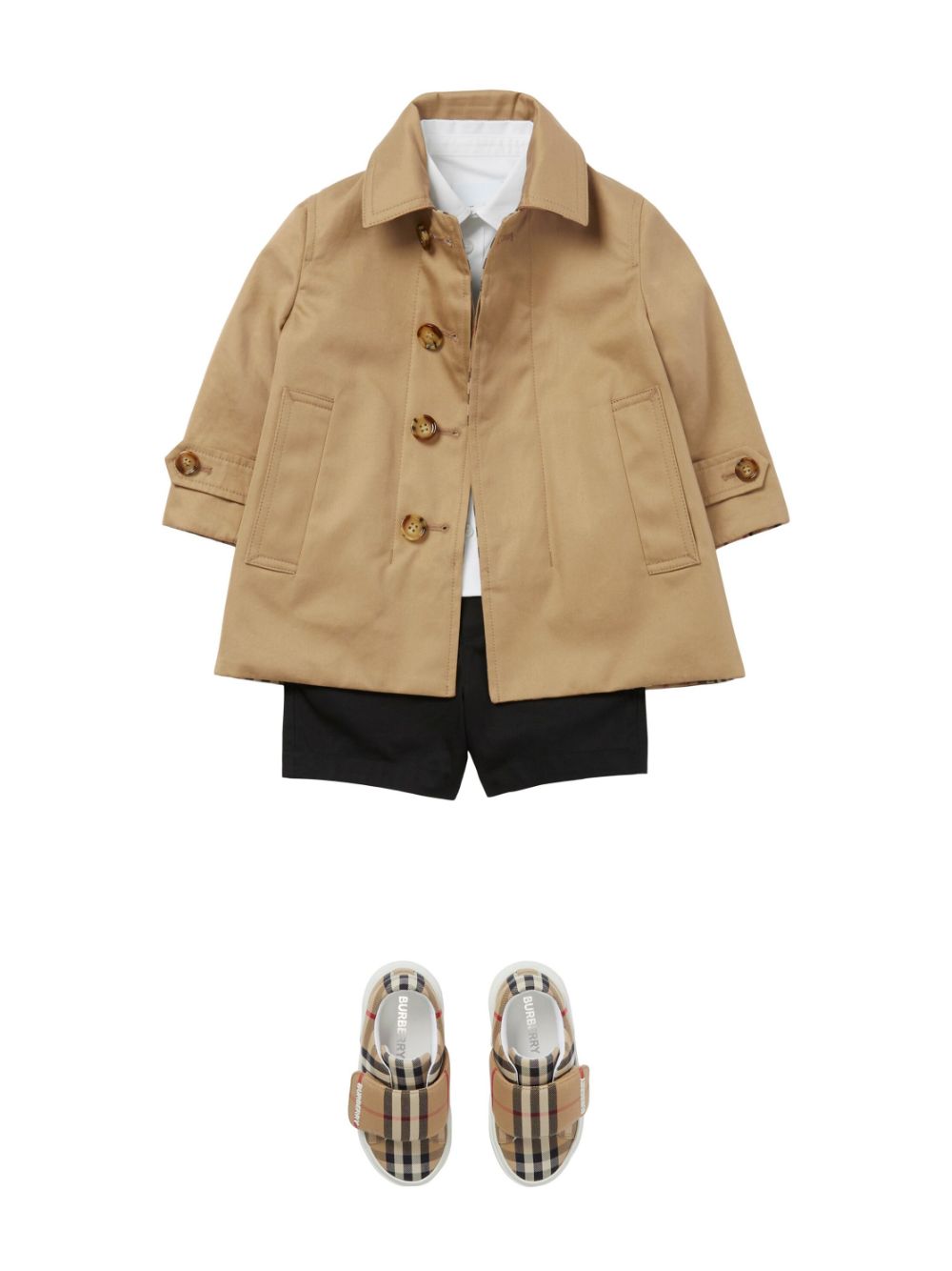 Burberry trench coat kids hot sale gold