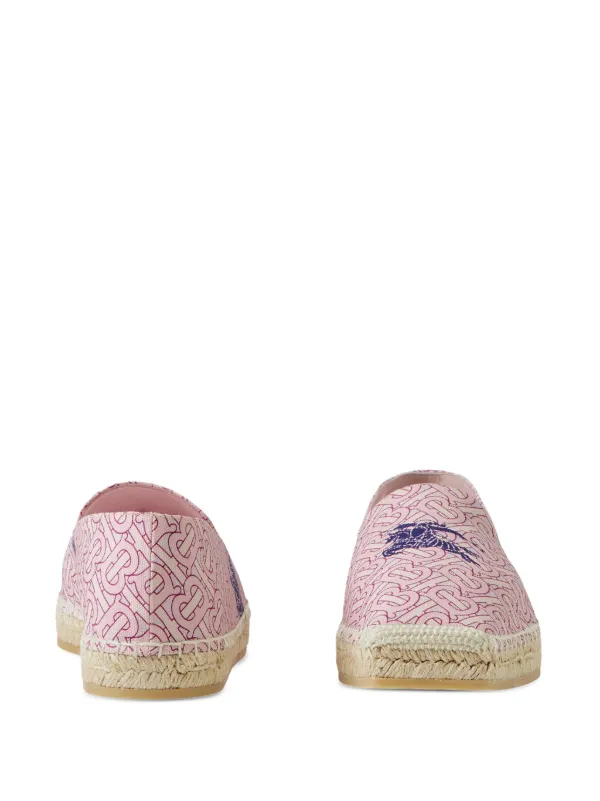 Burberry EKD monogram print Espadrilles Farfetch