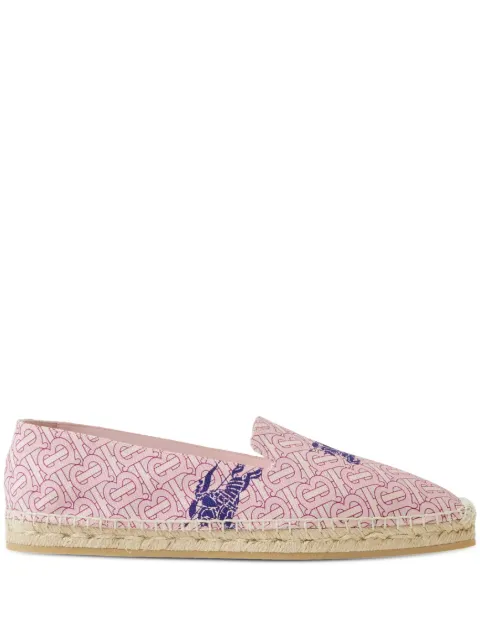 Burberry EKD monogram-print espadrilles
