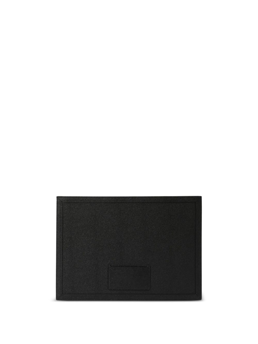 Burberry monogram-motif grainy pouch - Zwart
