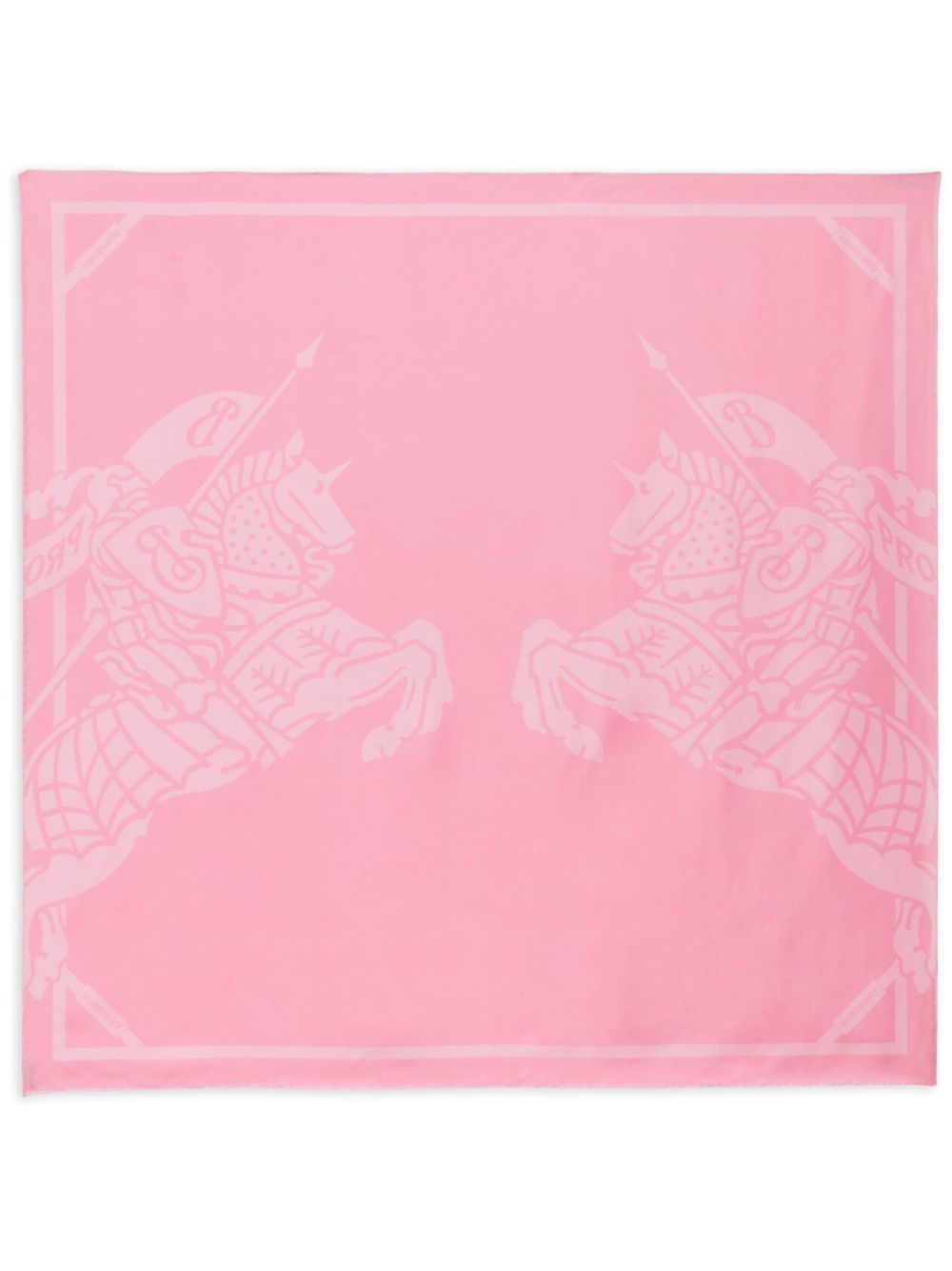 Burberry Equestrian Knight silk scarf Men