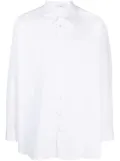The Row Lukre long-sleeve cotton shirt - White