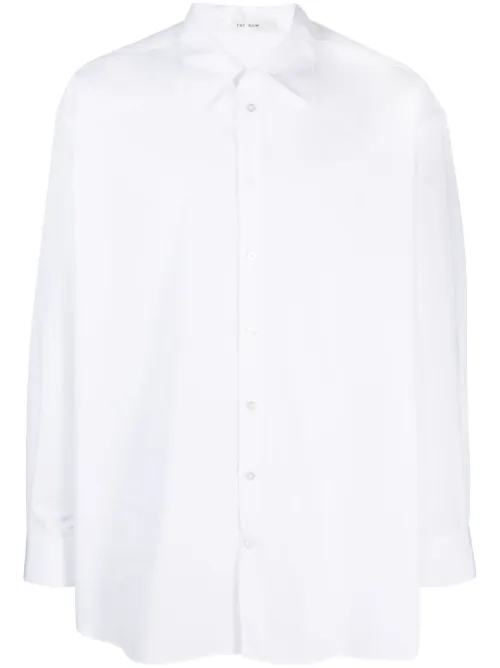 Chemise en coton à manches longues - The Row - Modalova