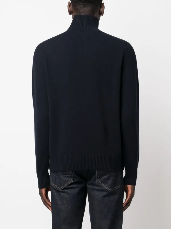 TOM FORD half-zip Knitted Jumper - Farfetch