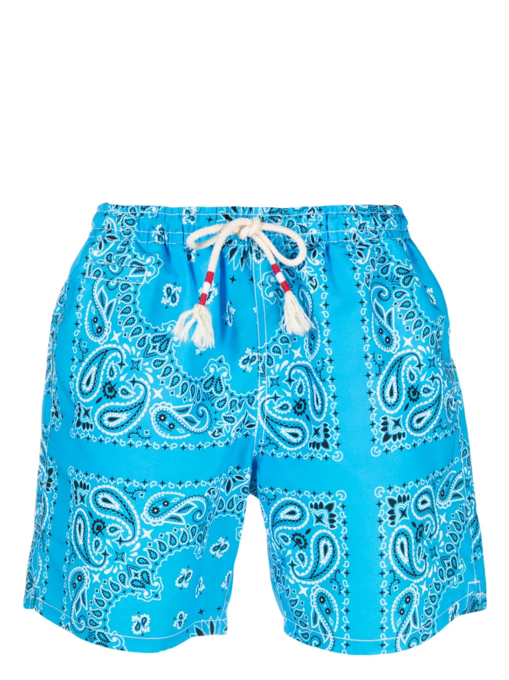 MC2 Saint Barth paisley-print drawstring swim shorts | Blue | Image 1