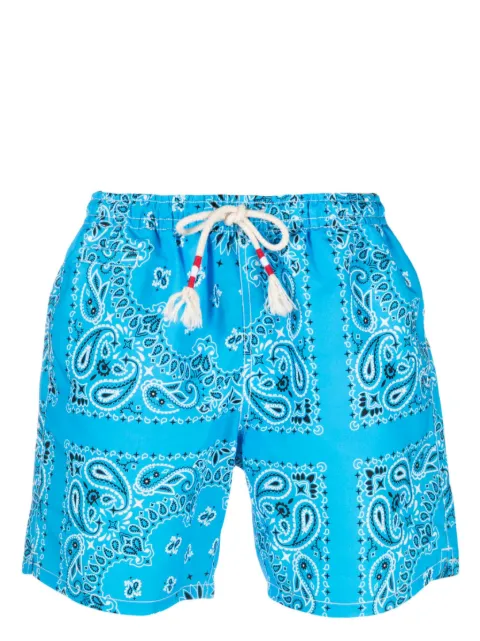 MC2 Saint Barth Badeshorts mit Paisley-Print