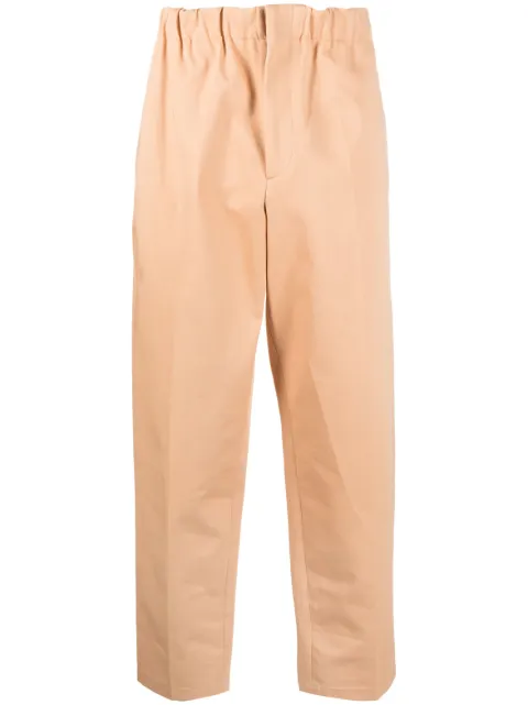 Jil Sander straight-leg cotton trousers