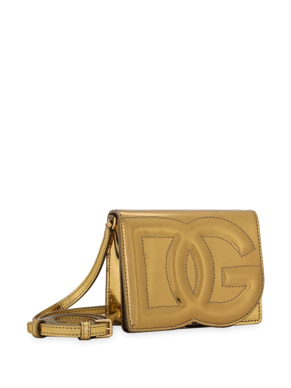 Dolce & Gabbana Crossbodytas met metallic-effect Goud