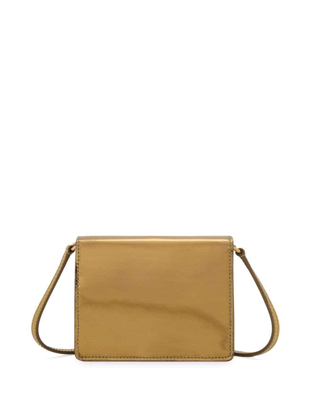 Shop Dolce & Gabbana Dg Metallic-effect Crossbody Bag In Gold