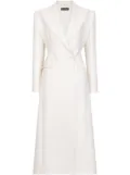 Dolce & Gabbana double-breasted long coat - White