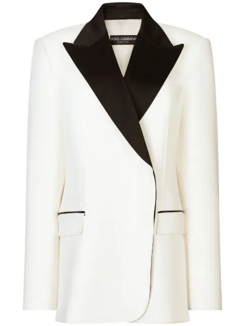Dolce & Gabbana peak-lapel single-breasted blazer 