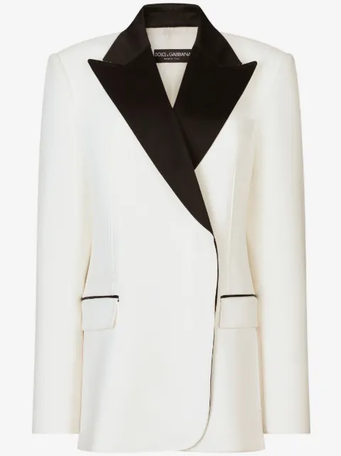 Dolce & Gabbana blazer con botones y solapas de pico
