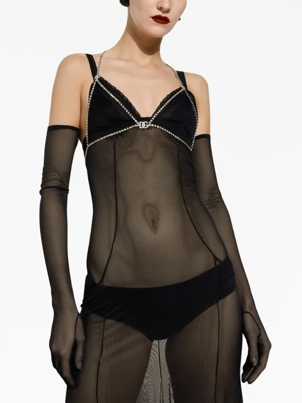 Sottoveste trasparente discount