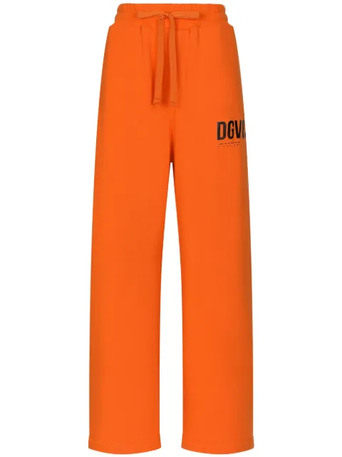 Dolce & Gabbana DGVIB3 logo-print cotton track pants 