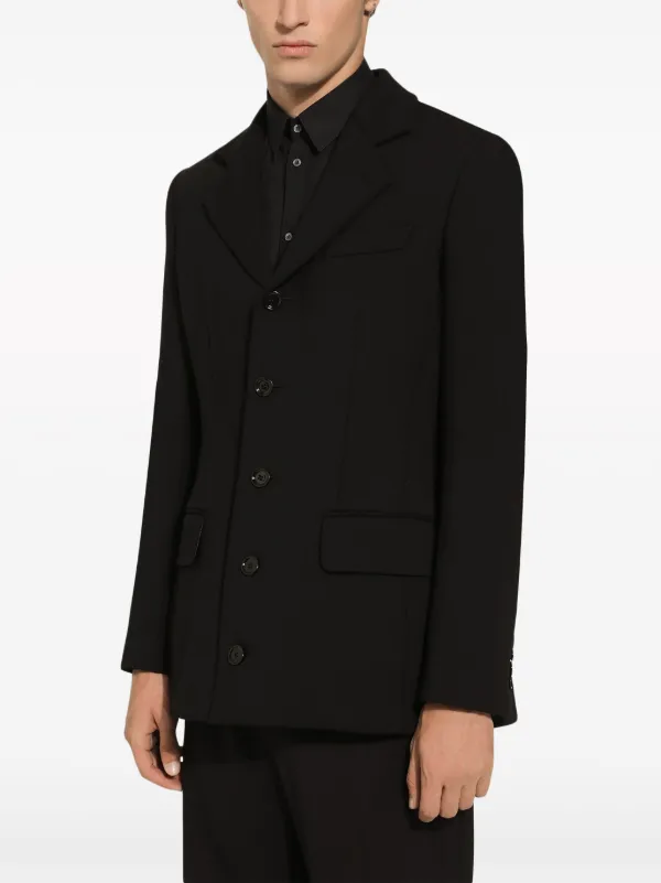 Dolce & Gabbana peak-lapels single-breasted Blazer | Black