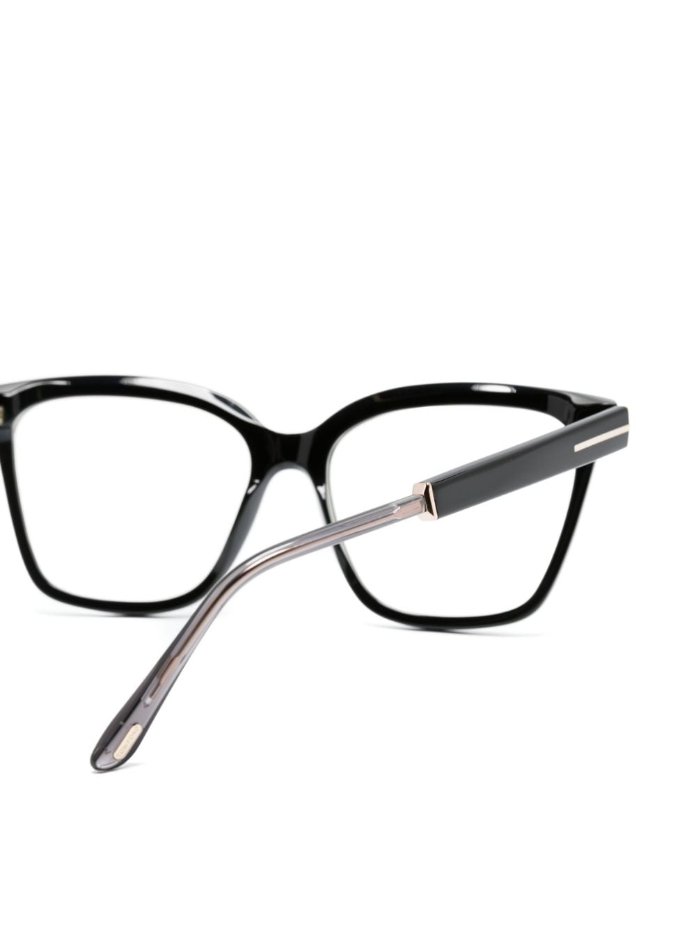 Shop Tom Ford Rectangular-frame Optical Glasses In Schwarz