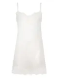 Dolce & Gabbana lace-detailing silk-blend camisole - White