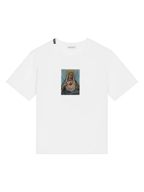 Dolce & Gabbana Kids photograph-print cotton T-shirt