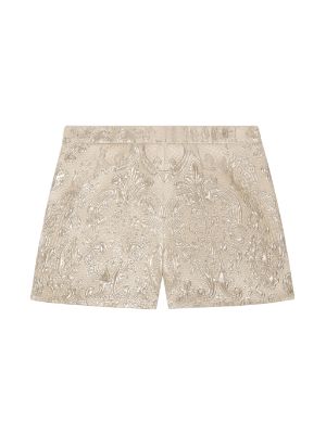 Dolce & Gabbana Kids number-patch Pinstripe Shorts - Farfetch