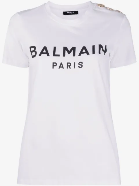 Balmain T-shirt with Balmain Paris print