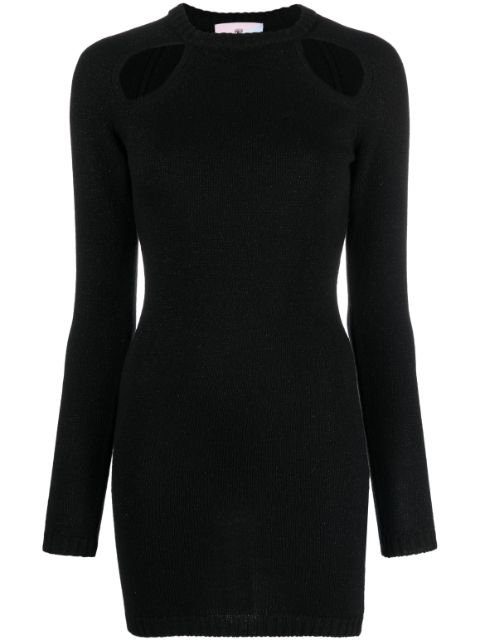 Chiara Ferragni cut-out knitted minidress