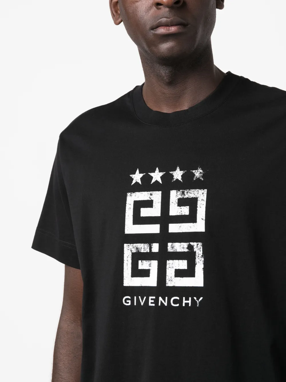 Givenchy T-shirt met logoprint Zwart