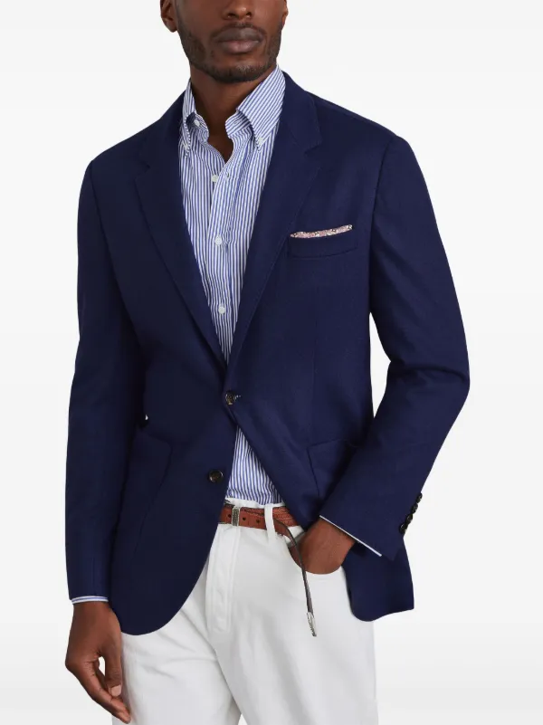 BRUNELLO CUCINELLI テーラードジャケット ネイビー Brunello Cucinelli】ブルネロクチネリ テーラードジャケット サイズ