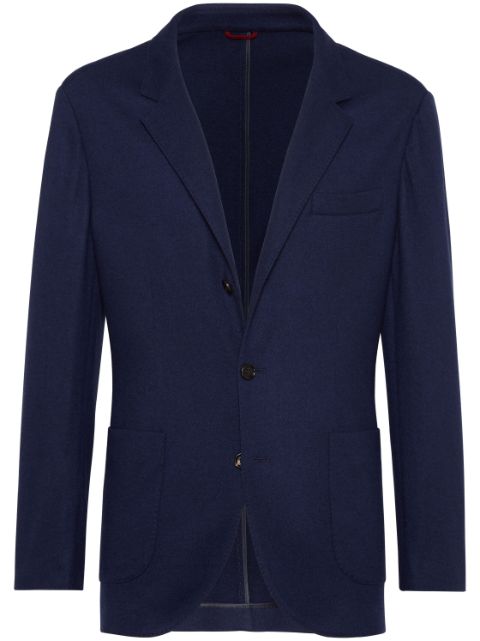 Brunello Cucinelli single-breasted cashmere blazer