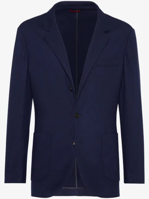 Brunello Cucinelli single-breasted cashmere blazer