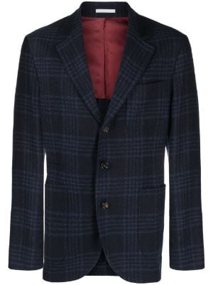 Moose International, Suits & Blazers, Vintage Mens Sky Blue Suit Blazer  Jacket 42s Monogram F Buttons