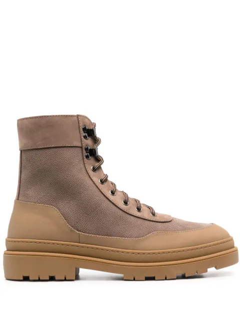 Brunello Cucinelli botines de gamuza