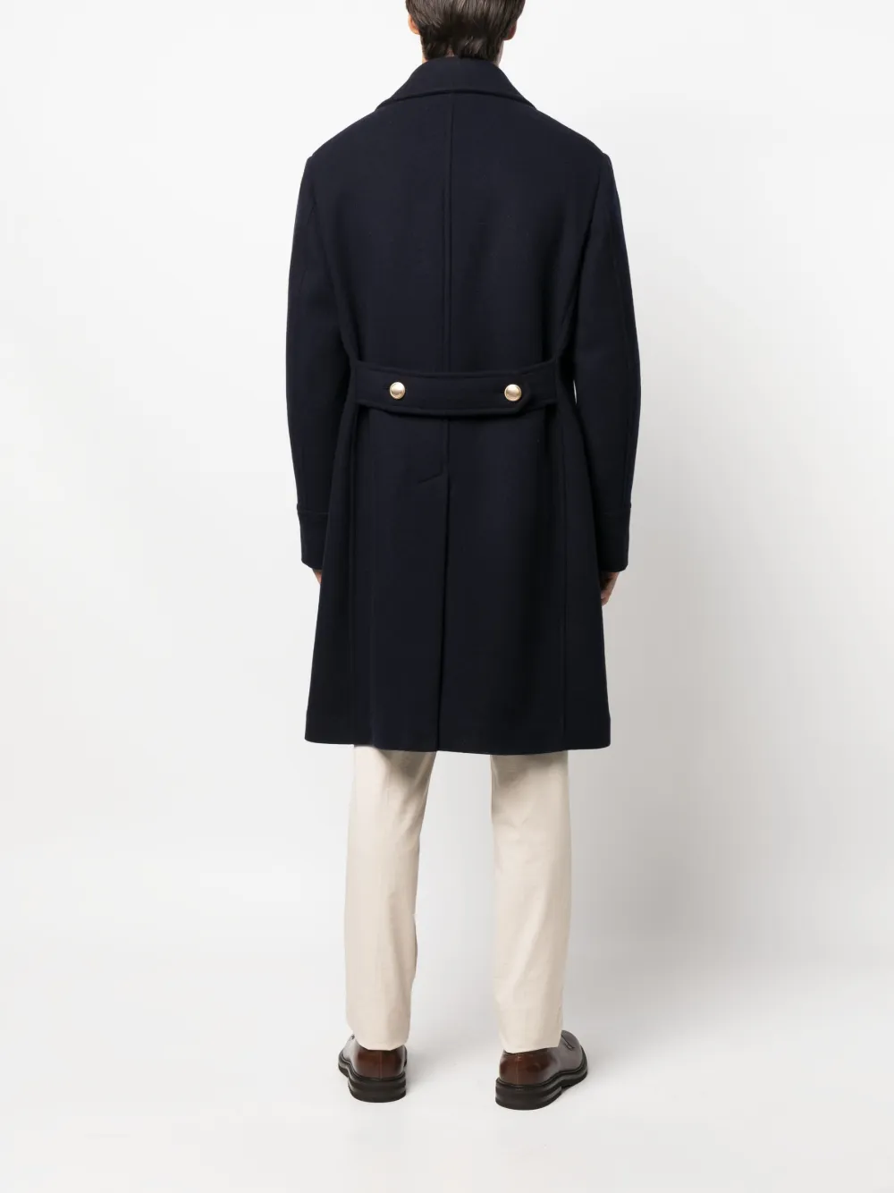 Brunello Cucinelli MBGPD3611C101 関税送料込 Brunello Cucinelli button-down double-breasted Coat | Blue