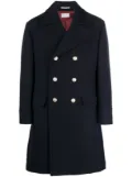 Brunello Cucinelli button-down double-breasted coat - Blue