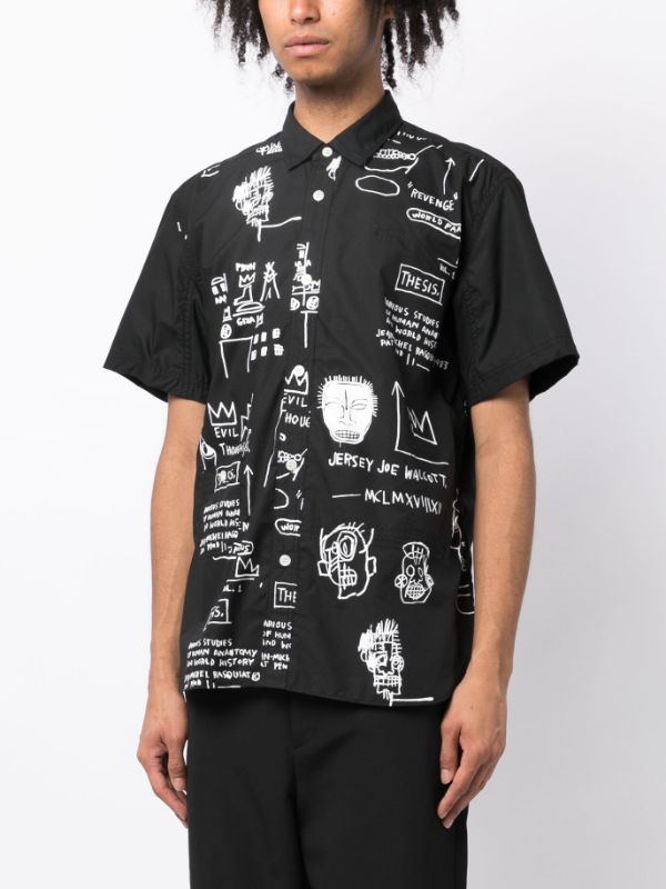 Junya Watanabe MAN x Jean-Michel Basquiat artwork-print Shirt 