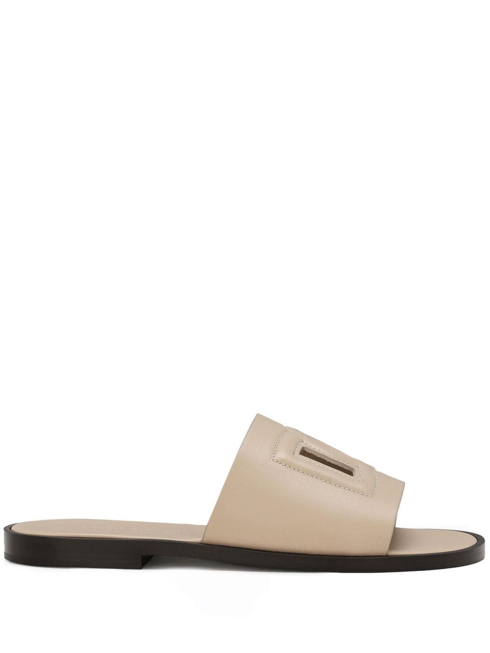 Dolce & Gabbana leather sandals Neutrals