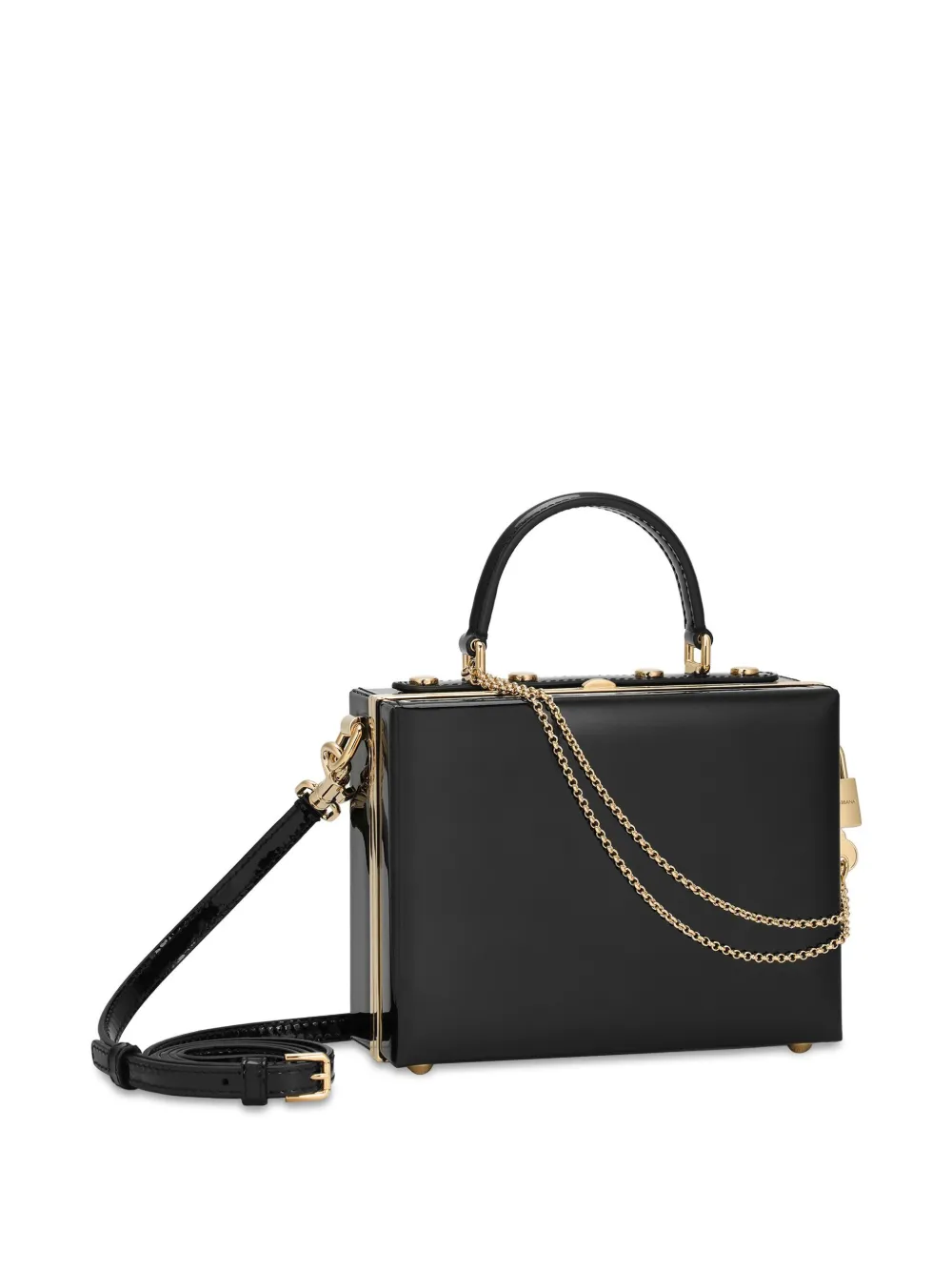 Shop Dolce & Gabbana Dolce Box Tote Bag In Black